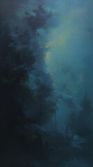 Fototapeta na wymiar Expressive Turquoise oil painting background