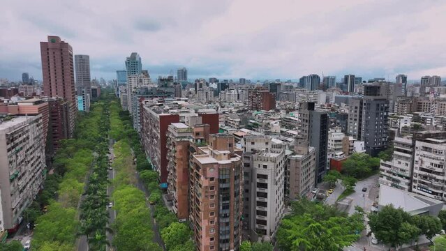 Central Areas Of Taipei, Aerial View Of Taiwan