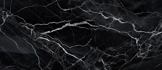 Foto op Canvas Background and texture composed of black marble © 2rogan