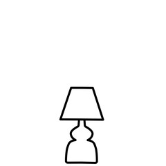 Table Lamp Outline 