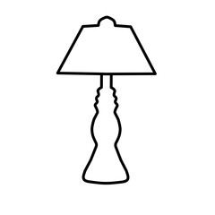 Table Lamp Outline 