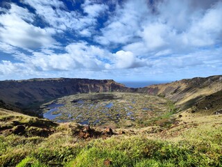 Easter Island landscape in Chile