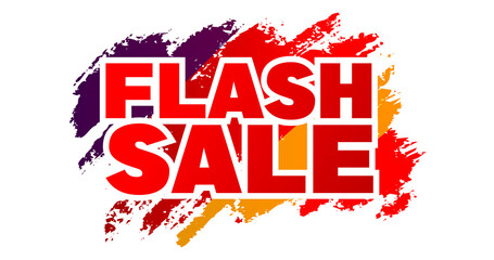 flash sale sign with background