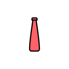 Bottle icon set illustration. bottle sign and symbol