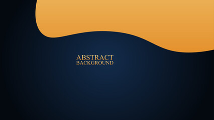 Abstract luxury blue and gold shapes background