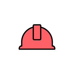 Helmet icon set illustration. Motorcycle helmet sign and symbol. Construction helmet icon. Safety helmet