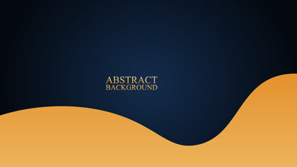 Obraz premium Abstract luxury blue and gold shapes background