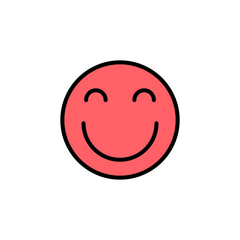 smile icon set illustration. smile emoticon icon. feedback sign and symbol