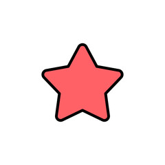 Star Icon set illustration. rating sign and symbol. favourite star icon