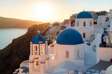 Sunset over Santorini