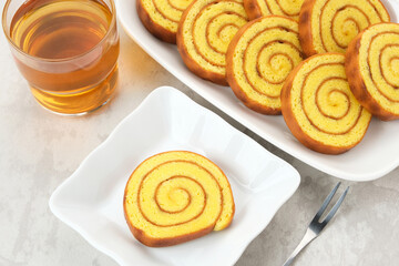 Lapis Legit, Spekuk or Spekkoek, delicious Indonesian cake
