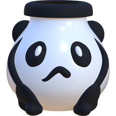 This 3D panda planter is perfect for your indoor plants, The black and white color scheme is modern and stylish, and the panda details are sure to add a touch of whimsy to your decor © Twin