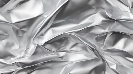 image of Crumpled aluminum foil textured