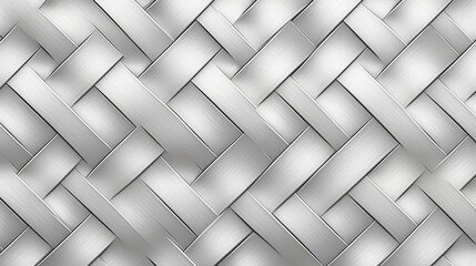 interwoven cris cross metal fabric texture seamless blank white background