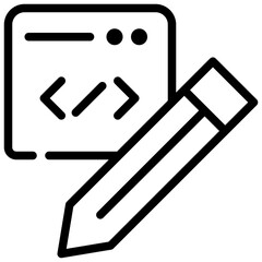 coding online edit web page work simple line