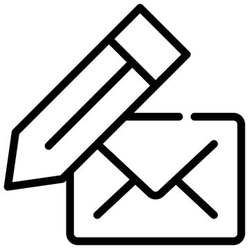 message evelope edit write pencil simple line