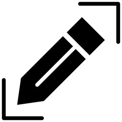 edit online check work write pencil solid glyph