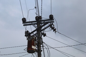 lines on a pole