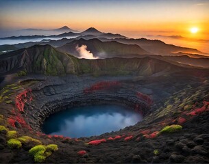 Seongsan Sunrise Peak, Hydrovolcanic eruptions background.