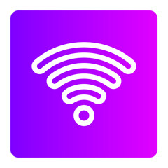 wireless gradient icon