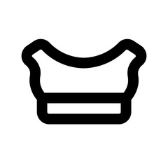 Sports Bra Line Icons