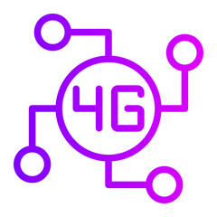 4g gradient icon