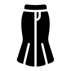 long skirt Solid icon