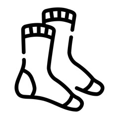 socks Line Icon