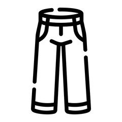 jeans Line Icon