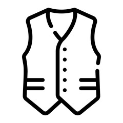 vest Line Icon