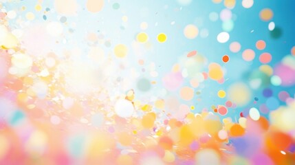 Colorful pastel confetti - obrazy, fototapety, plakaty