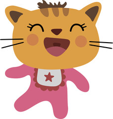 Baby cat illustration
