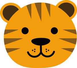 Tiger head illustration