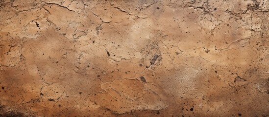 Abstract background and texture of a cement floor in brown color