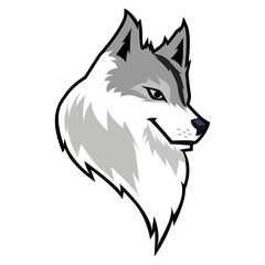 Obraz premium wolf head image for logo sport tattoo