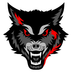 wolf head image for logo sport tattoo