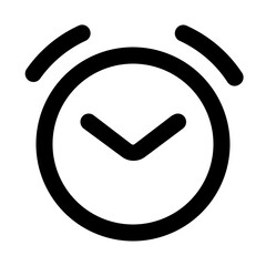 clock line icon