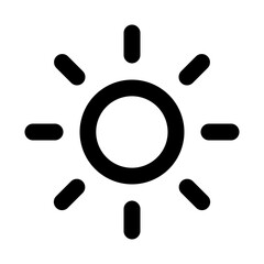 brightness line icon