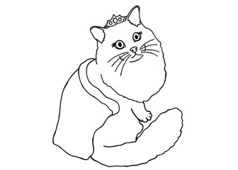 Animal - Adorable Cat, Kitty, Kitten Illustration