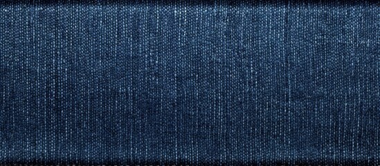 The detailed texture of denim up close