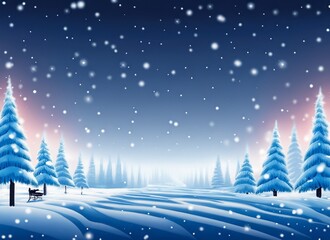 Fototapeta na wymiar end of year snow season, winter on christmas eve, Beautiful tree in winter landscape, season, snow, end of year, new year, christmas, christmas eve