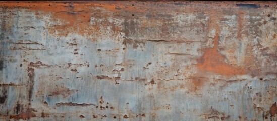 Background made from aged and corroded zinc for use as a backdrop