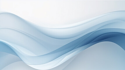 An image of abstract blue wave for background presentation template. Blue abstraction. hite gradient color abstract wave background.