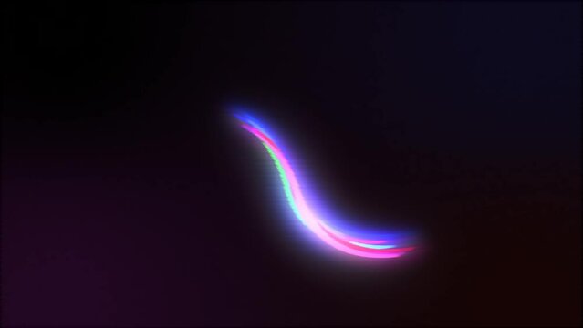 Infinity symbol on black background. colorful neon lines draw moving infinity sign. neon style motion line. 4K animation