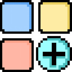 App, Section, Pixelart, Add, Application Collection Set. 