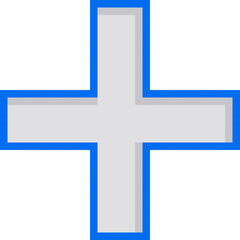 Obraz premium Plus, Positive, Pixelart, Add, Plus Collection Set. 