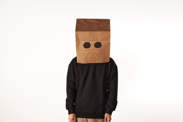 Various emotions and movements of the person 
wearing the mask.