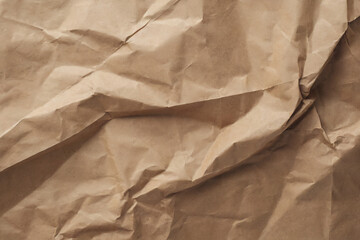 Recycle Paper Texture, Crumpled Recycle Paper Texture, Brown Recycle Paper Texture Background