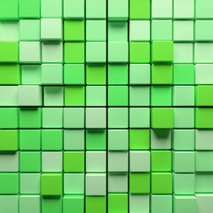 CGI 3d rendering wall square abstract wallpaper background	