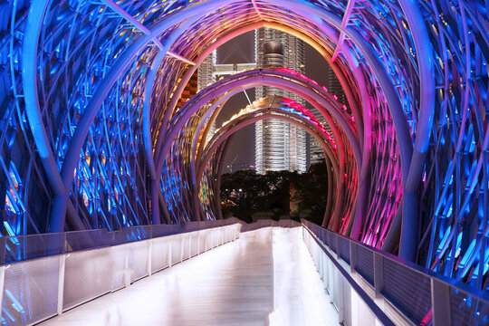the Salona bridge in Kuala Lumpur 